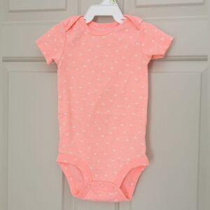 3/$12 Carter's short sleeve onesie size 12 m